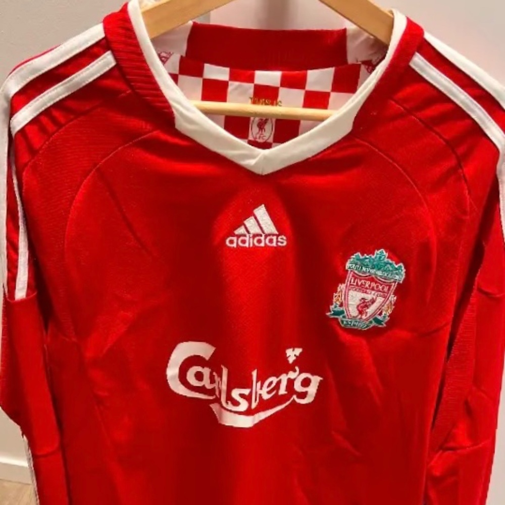 Liverpool 07/08 Long Sleeve Torres #9 kit (M)